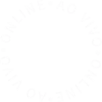 Imagem informativa sobre o curso ser online ao vivo.