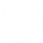 Imagem informativa sobre o curso ser online ao vivo.